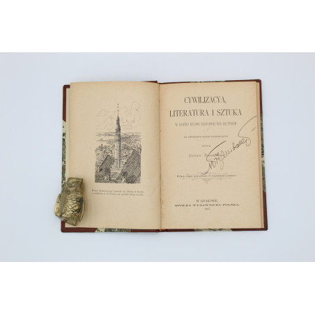 MANTEUFFEL G., Cywilizacya, literatura i sztuka w dawnej kolonii zachodniej nad Bałtykiem, Kraków 1897