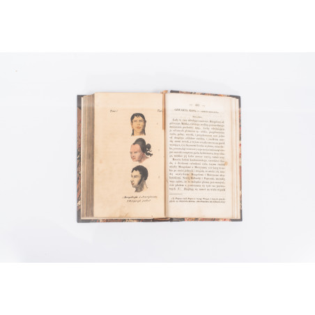 VIREY J.J., Historya naturalna rodu ludzkiego.  Z 10 tablicami kolorowanych rycin. T. I–IV, Warszawa  1843