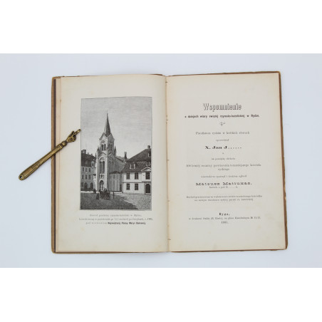 JAŁOWIECKI J. J., Wspomnienie o dziejach wiary świętej rzymsko-katolickiej w Rydze, Ryga 1885