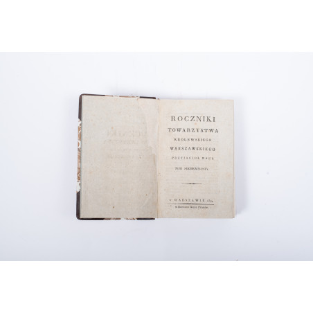 SZUBERT M., Rozprawa o składzie nasienia, początkowem rozrastaniu się zarodka, "Rocznik Tow. Królew. Warszaw.". T. XVII,  1824