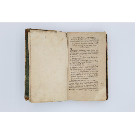 BUFFON Georges, Epoki natury przez Pana Buffon wydane [Les époques de la nature], Warszawa 1786