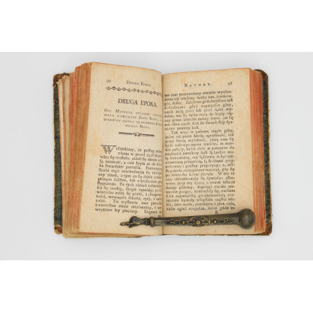 BUFFON Georges, Epoki natury przez Pana Buffon wydane [Les époques de la nature], Warszawa 1786