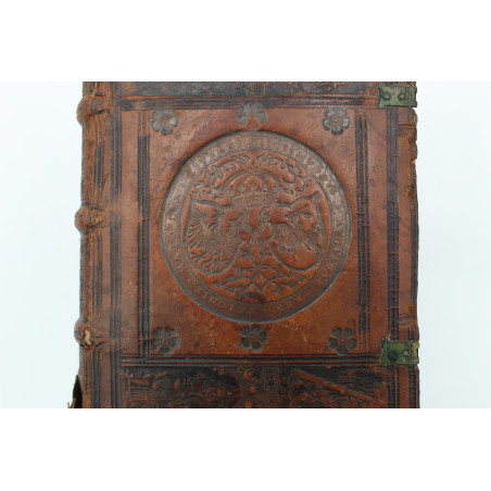 [SUPEREKSLIBRIS KRÓLA ZYGMUNTA AUGUSTA] FLAWIUSZ J., Los siete libros de Flavio Josefo, Anvers [Antwerpia] 1557