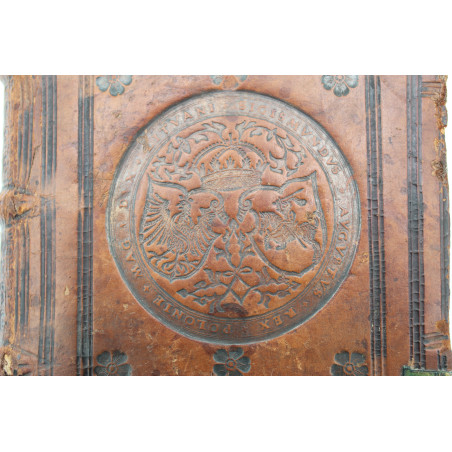 [SUPEREKSLIBRIS KRÓLA ZYGMUNTA AUGUSTA] FLAWIUSZ J., Los siete libros de Flavio Josefo, Anvers [Antwerpia] 1557