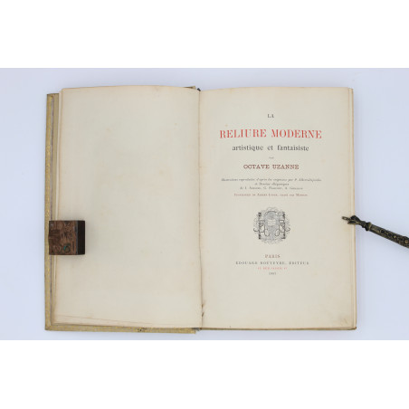 [RADZISZEWSKI F.J., Oprawa dla dla Edwarda hr. Raczyńskiego], UZANNE O., La reliure, Paris 1887