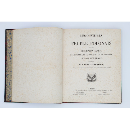 ZIENKOWICZ L., Les costumes du peuple polonais, Paryż 1841