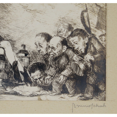 SCHULZ B., "Pielgrzymka", sygn. cliché-verre z cyklu "Xięga Bałwochwalcza", [1920-1922]