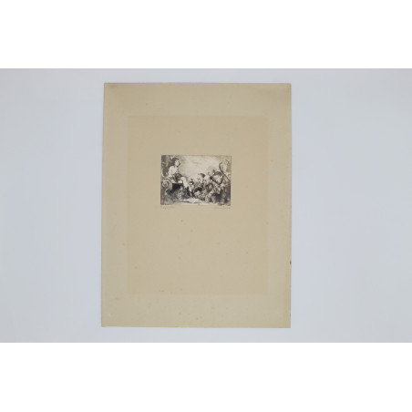 SCHULZ B., "Pielgrzymka", sygn. cliché-verre z cyklu "Xięga Bałwochwalcza", [1920-1922]