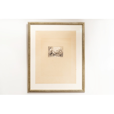 SCHULZ B., "Pielgrzymka", sygn. cliché-verre z cyklu "Xięga Bałwochwalcza", [1920-1922]