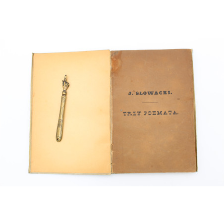 SŁOWACKI J., Trzy poemata, Paryż  1839