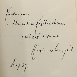 WIERZYŃSKI K. O Bolesławie Leśmianie, Warszawa 1939