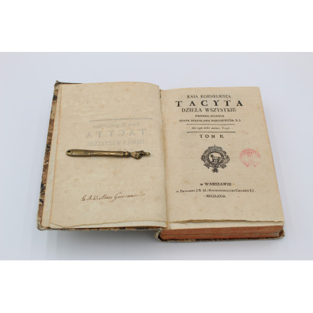 [NARUSZEWICZ A.] Tacyta Dzieła wszystkie. Tom I-II, Warszawa 1772-1773