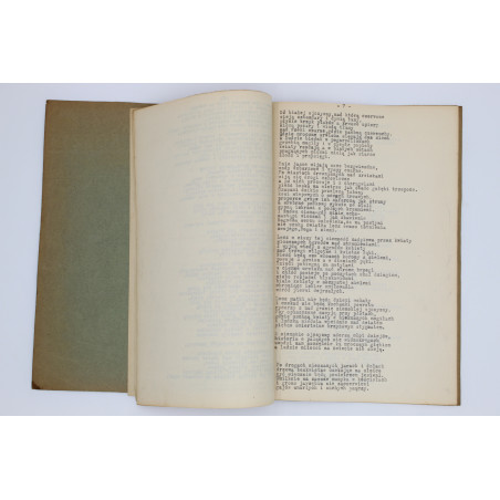 RASSALSKI S., Pieśń powojenna. Poemat, [b.m.] 1941