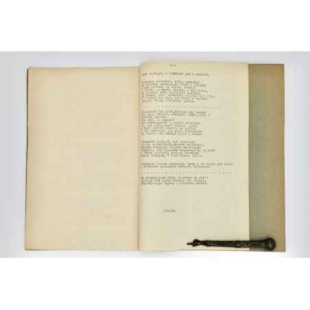 RASSALSKI S., Pieśń powojenna. Poemat, [b.m.] 1941