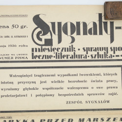 SCHULZ B., Jesień, "SYGNAŁY" 1936