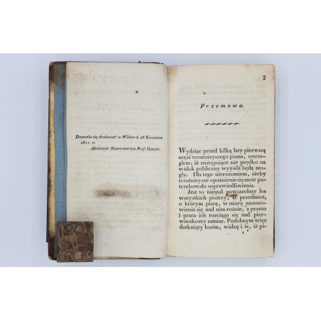 ŚNIADECKI J., Teorya jestestw organicznych. T. II, Wilno 1811