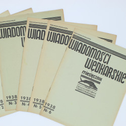 WIADOMOŚCI WĘDKARSKIE, nr 1–6 1938