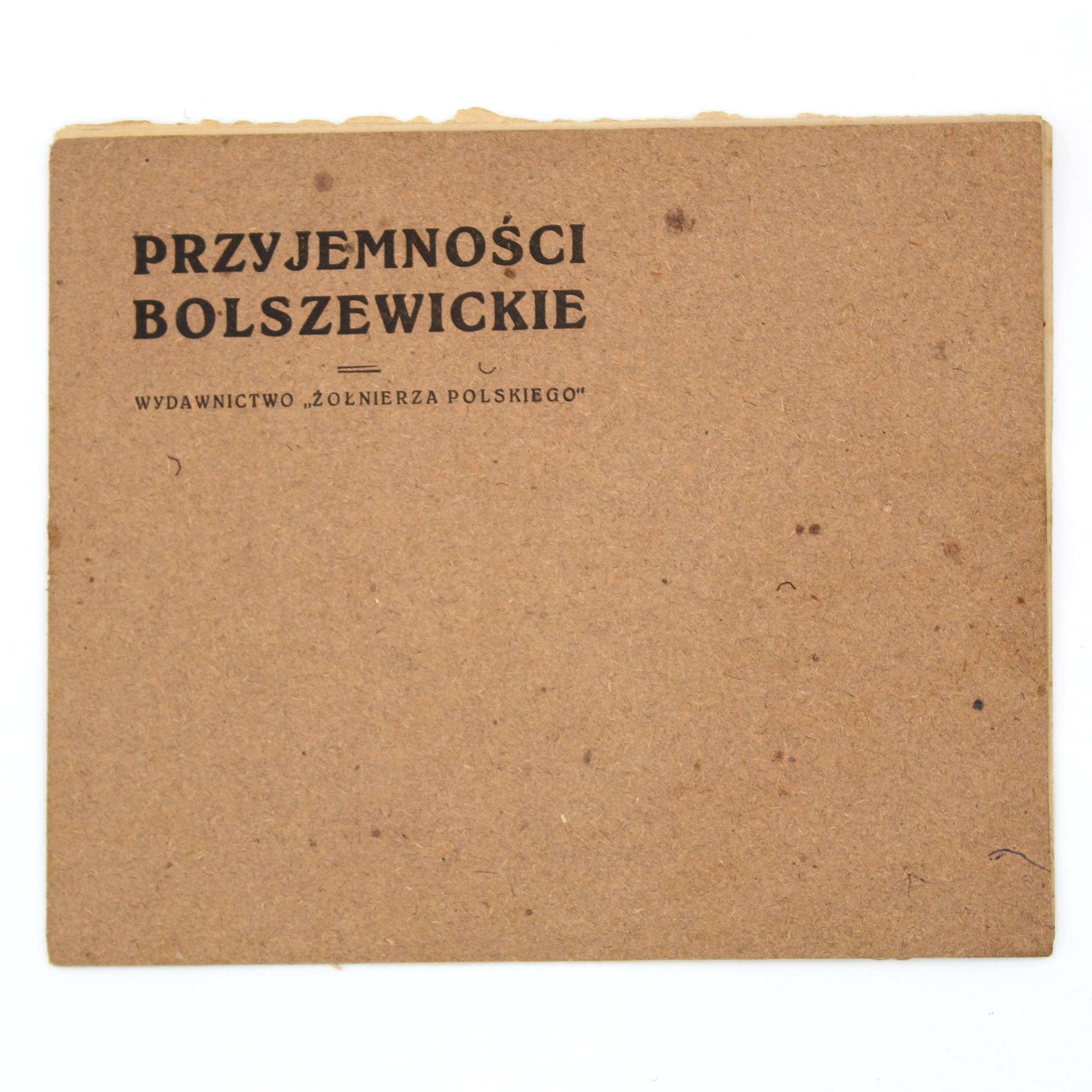 PRZYJEMNOŚCI bolszewickie, Warszawa  1920