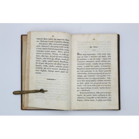 KRASZEWSKI J.I., Obrazy z życia i podróży, tom II, Wilno  1842