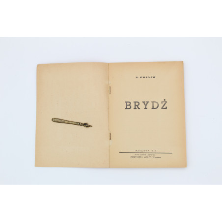 POSNER A., Brydż, Warszawa  1937