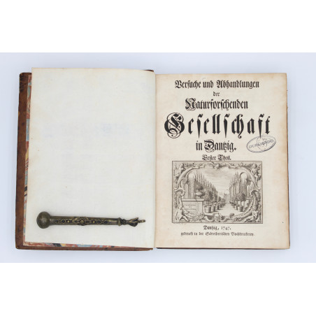 VERSUCHE, Erster Theil, Dantzig  1747