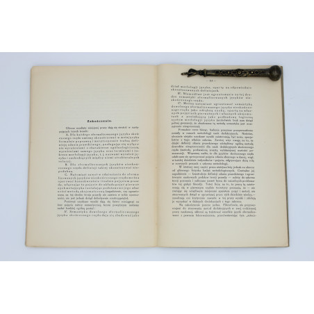 TARSKI Alfred, Pojęcie prawdy w językach nauk dedukcyjnych [The Concept of Truth in Formalized Languages], Warszawa 1933
