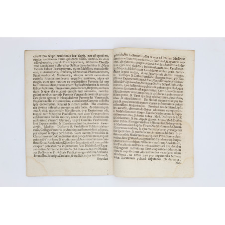 SCHAPER Johann, Ad Disputationem de Viscido Dn. J.Ch.G. / Gedanensis (...) invitat, Rostochii 1695