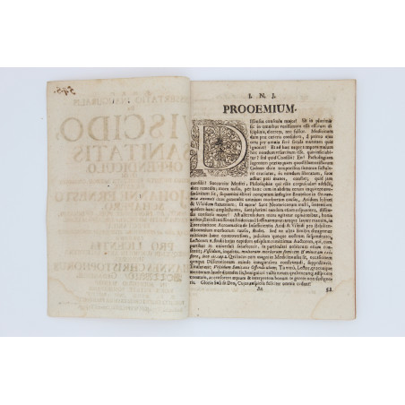 GOTTWALD Ch., Dissertatio Inauguralis De Viscido, Rostochii 1695