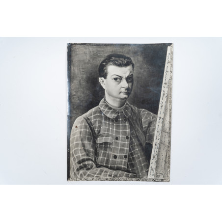 KISLING Moïse, Autoportret artysty Moïse Moses Kisling, wykonany w Paryżu, [nie przed I.1937 / nie po XI.1937] 
