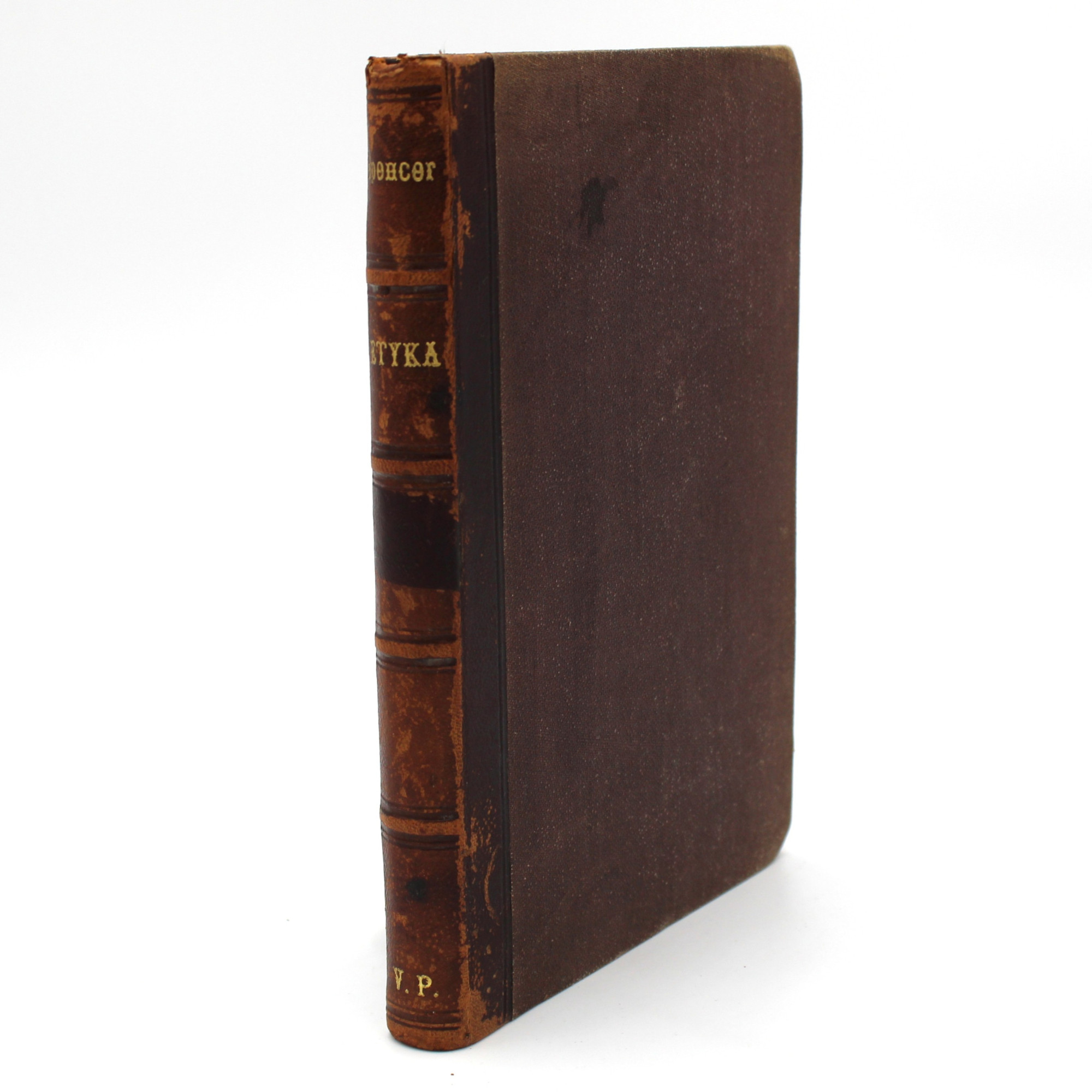 SPENCER H., Zasady etyki, Warszawa  1884
