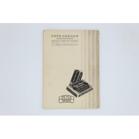 ZEISS Ikon, Katalog Zeiss Ikon. Część II. Na rok 1931/32, Poznań 1931