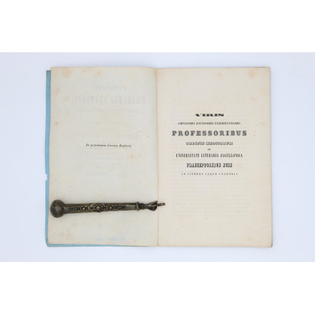 JADKOWSKI Ludovicus, Conspectus thesauri anatomici in Universitate Jagiellonica, Cracoviae 1845