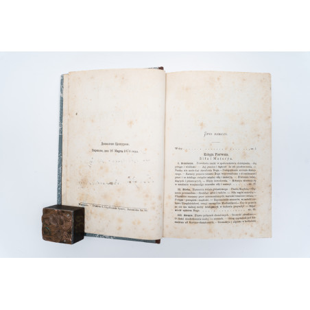 FLAMMARION Camille, Bóg w przyrodzie. Przekł. z Franc. [Dieu dans la nature], Warszawa 1875