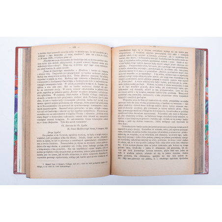 DARWIN Charles, Autobiografia, życie i wybór listów [The Life and Letters of Charles Darwin], Warszawa 1891