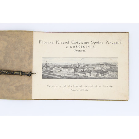 KATALOG, Fabryka krzeseł Gościcino, [Pomerania, Poland] [b.m.], [przed 1939] 