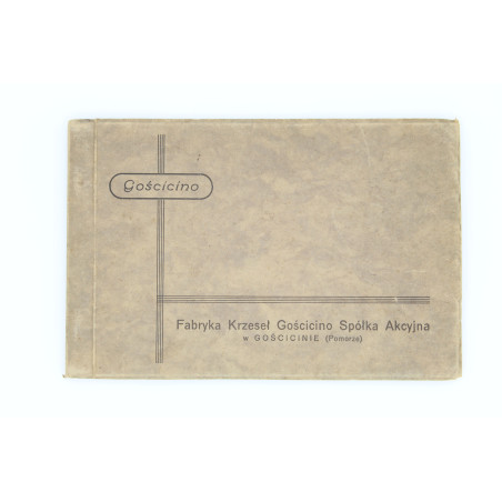 KATALOG, Fabryka krzeseł Gościcino, [Pomerania, Poland] [b.m.], [przed 1939] 