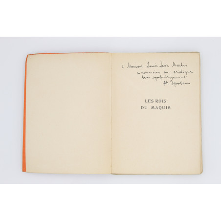 BONARDI Pierre, Les rois du Maquis. Avec 74 dessins inedits d' Henri Epstein, Paris 1926