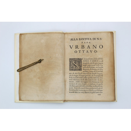 PAOLINI Stefano, Dittionario giorgiano e Italiano, In Roma 1629