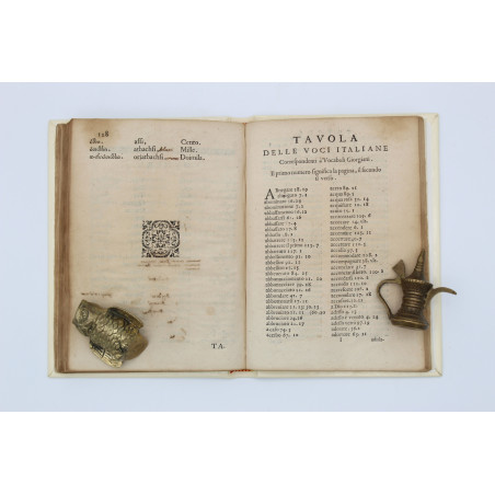 PAOLINI Stefano, Dittionario giorgiano e Italiano, In Roma 1629