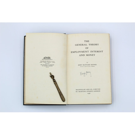 KEYNES John, The General Theory of Employment, Interest and Money, London 1936