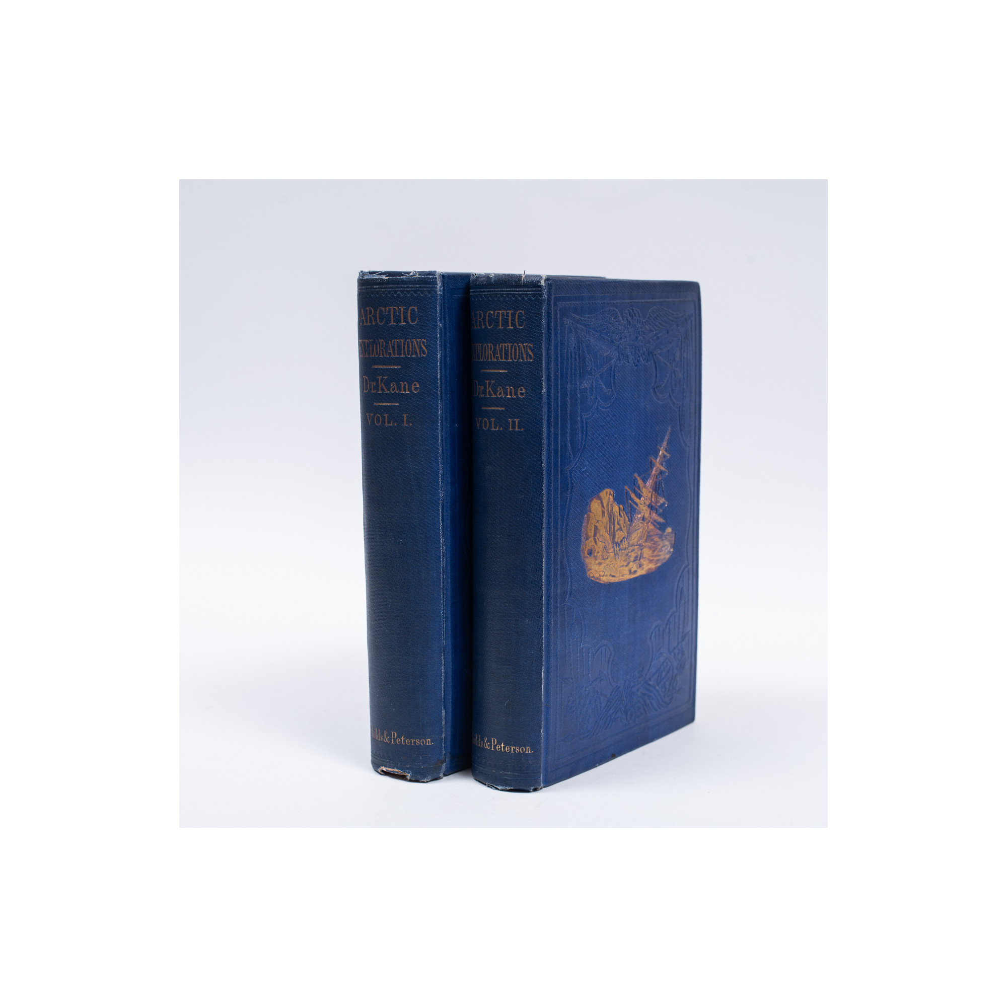 KANE Elisha, Arctic Explorations: The Second Grinnell Expedition in Search of Sir J. Franklin. Vol. I-II, Philadelphia 1856