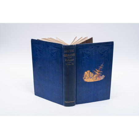 KANE Elisha, Arctic Explorations: The Second Grinnell Expedition in Search of Sir J. Franklin. Vol. I-II, Philadelphia 1856