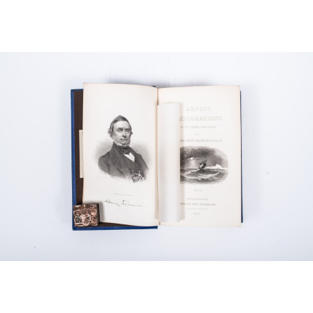 KANE Elisha, Arctic Explorations: The Second Grinnell Expedition in Search of Sir J. Franklin. Vol. I-II, Philadelphia 1856