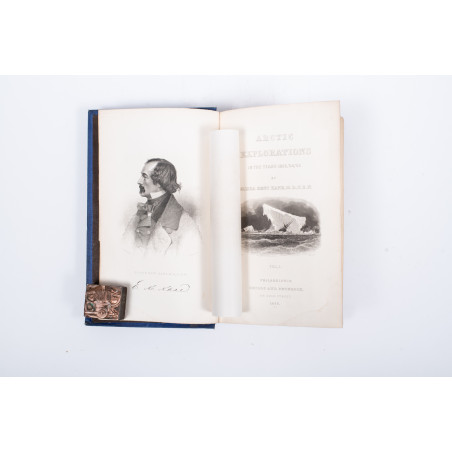 KANE Elisha, Arctic Explorations: The Second Grinnell Expedition in Search of Sir J. Franklin. Vol. I-II, Philadelphia 1856