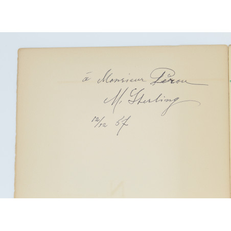 STERLING Marc, MARC STERLING. Galerie J.–C. de Chaudun, [Paris] 1957