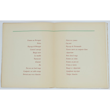 STERLING Marc, MARC STERLING. Galerie J.–C. de Chaudun, [Paris] 1957