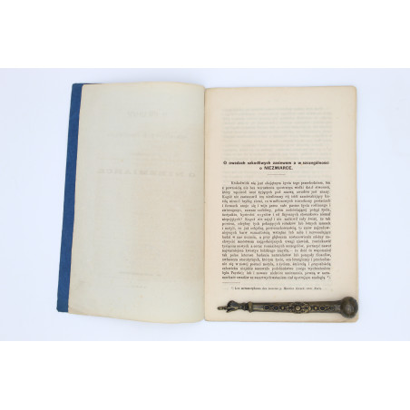 KONOPKA Józef, O owadach szkodliwych zasiewom a w szczególności o niezmiarce, Kraków 1867