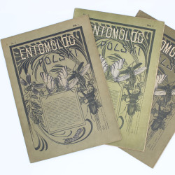 "ENTOMOLOG POLSKI", [komplet trzech nr.], Łódź 1910-1911