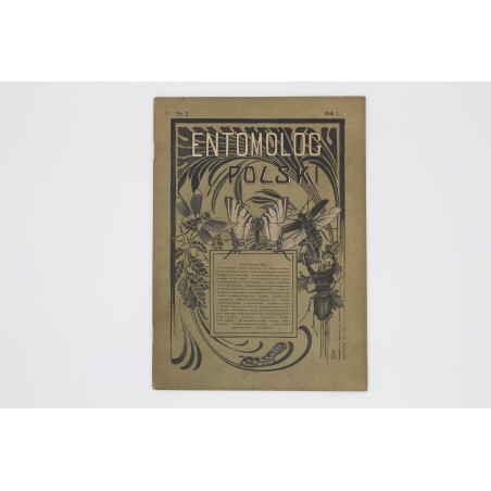"ENTOMOLOG POLSKI", [komplet trzech nr.], Łódź 1910-1911