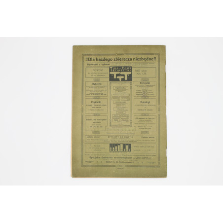 "ENTOMOLOG POLSKI", [komplet trzech nr.], Łódź 1910-1911